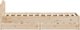 vidaXL Rama κρεβατιού χωρίς στρώμα, 75x190 cm, από μασίφ πεύκο