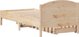 vidaXL Rama κρεβατιού χωρίς στρώμα, 75x190 cm, από μασίφ πεύκο