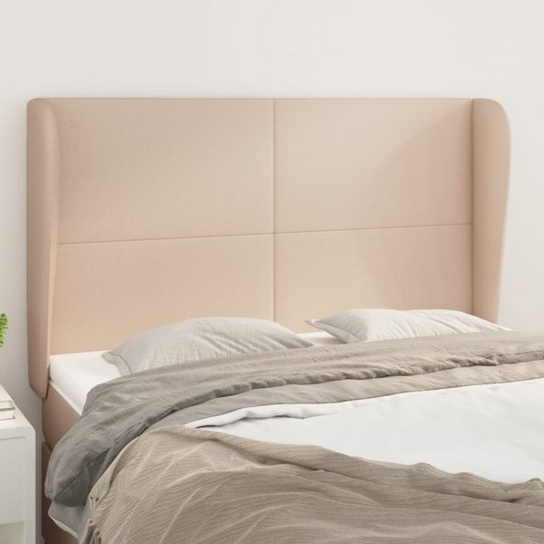 vidaXL Κεφαλάρι uszak cappuccino 147x23x118/128 cm από τεχνητό δέρμα
