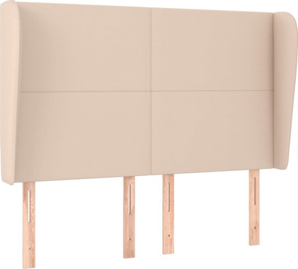 vidaXL Κεφαλάρι uszak cappuccino 147x23x118/128 cm από τεχνητό δέρμα