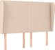 vidaXL Κεφαλάρι uszak cappuccino 147x23x118/128 cm από τεχνητό δέρμα