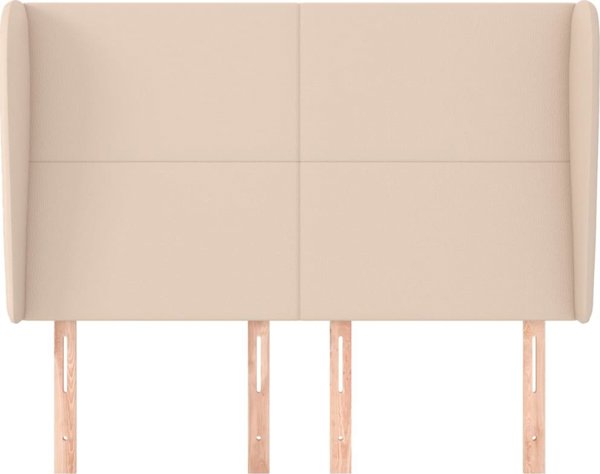 vidaXL Κεφαλάρι uszak cappuccino 147x23x118/128 cm από τεχνητό δέρμα