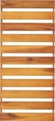 vidaXL Πτυσσόμενη ραφιέρα με 3 ράφια, καφέ, 70x31x63 cm, ξύλο ακακίας