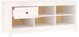 vidaXL Ντουλάπι για παπούτσια, λευκό, 110x38x45,5 εκ., μασιφ ξύλο πεύκου