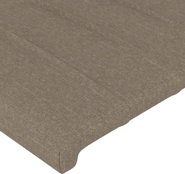 vidaXL Zagloewek uszak, taupe, 183x23x78/88 cm, tkanina
