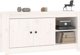 vidaXL Έπιπλο τηλεόρασης, λευκό, 103x36,5x52 εκ., πεύκο