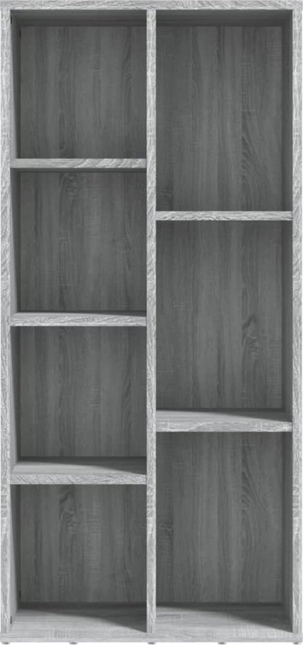 vidaXL Βιβλιοθήκη σε γκρι δρυ Sonoma 50x25x106 cm