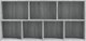 vidaXL Βιβλιοθήκη σε γκρι δρυ Sonoma 50x25x106 cm