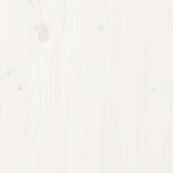 vidaXL Λευκή γλάστρα κήπου 4 επιπέδων 106x104,5x36 εκ. από πεύκο