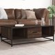 vidaXL Stolik kawowy brazowy dab 100x57x35 cm