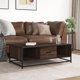 vidaXL Stolik kawowy brazowy dab 100x57x35 cm