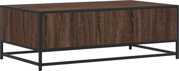 vidaXL Stolik kawowy brazowy dab 100x57x35 cm