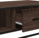 vidaXL Stolik kawowy brazowy dab 100x57x35 cm