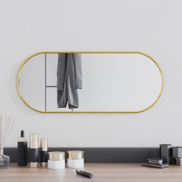 vidaXL Katoptro sti vemara, zolto, 60x25 cm, ovalo