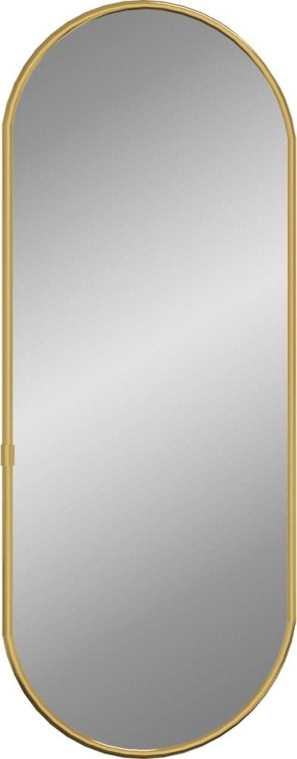 vidaXL Katoptro sti vemara, zolto, 60x25 cm, ovalo