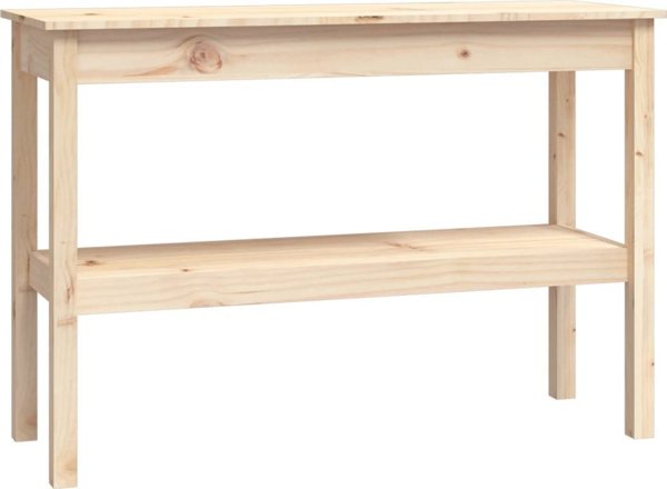 vidaXL vidaXL Stolik konsolowy, 110x40x75 cm, lite drewno sosnowe