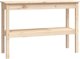 vidaXL vidaXL Stolik konsolowy, 110x40x75 cm, lite drewno sosnowe