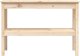 vidaXL vidaXL Stolik konsolowy, 110x40x75 cm, lite drewno sosnowe