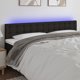 vidaXL Zaglowek do lozka me LED, mavro, 200x5x78/88 cm, yfasma