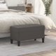 vidaXL Λαβή, γκρι, 70x35x41 εκ., επενδεδυμένη με τεχνητό δέρμα