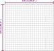 vidaXL Κουβέρτα βάρους, εκρού, 220x230 εκ, 11 κιλά, ύφασμα