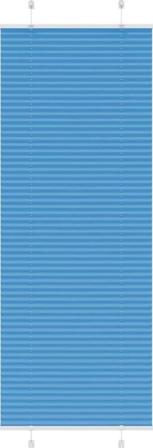 vidaXL Πλισέ Ρολοσκίαση, 70x200 εκ., Μπλε Χρώμα, Πλάτος Υφάσματος 69,4 εκ.