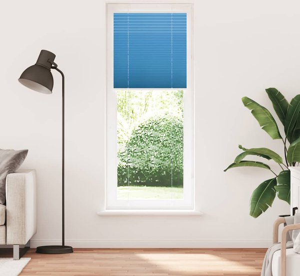 vidaXL Πλισέ Ρολοσκίαση, 70x200 εκ., Μπλε Χρώμα, Πλάτος Υφάσματος 69,4 εκ.