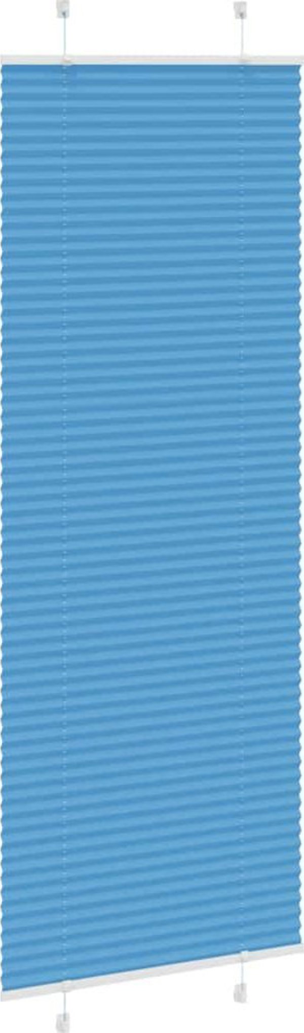 vidaXL Πλισέ Ρολοσκίαση, 70x200 εκ., Μπλε Χρώμα, Πλάτος Υφάσματος 69,4 εκ.