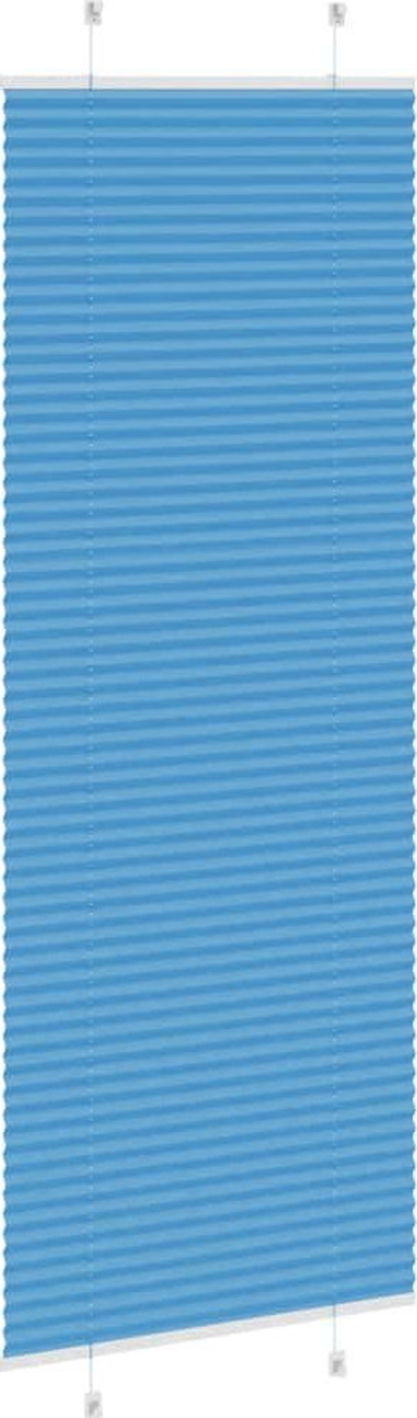 vidaXL Πλισέ Ρολοσκίαση, 70x200 εκ., Μπλε Χρώμα, Πλάτος Υφάσματος 69,4 εκ.