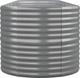 vidaXL vidaXL Donica ogrodowa, malowana proszkowo stal, 440x80x68 cm, szara