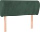 vidaXL Zaglowek uszak, skouroprasino, 83x23x78/88 cm, aksamitos