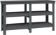 vidaXL vidaXL Stolik roboczy, szary, 142,5x50x80 cm, lite drewno sosnowe