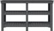vidaXL vidaXL Stolik roboczy, szary, 142,5x50x80 cm, lite drewno sosnowe