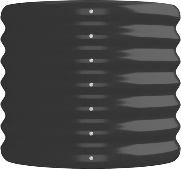 vidaXL vidaXL Donica ogrodowa, malowana proszkowo stal, 152x40x36, antracyt