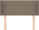 vidaXL Κεφαλάρι uszak, taupe, 83x16x78/88 εκ., υφασμάτινο