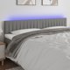 vidaXL Zaglowek do lozka me LED, skouroksri, 160x5x78/88 cm, yfasma
