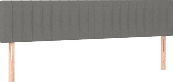 vidaXL Zaglowek do lozka me LED, skouroksri, 160x5x78/88 cm, yfasma