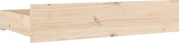 vidaXL σκελετός κρεβατιού με συρτάρια, 135x190 εκ., διπλό