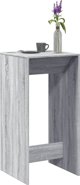 vidaXL Stoliki barowe, szary dab sonoma, 51x50x103,5 cm