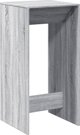 vidaXL Stoliki barowe, szary dab sonoma, 51x50x103,5 cm