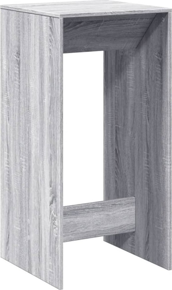 vidaXL Stoliki barowe, szary dab sonoma, 51x50x103,5 cm