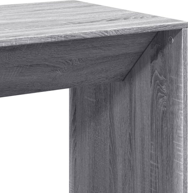 vidaXL Stoliki barowe, szary dab sonoma, 51x50x103,5 cm