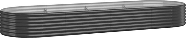 vidaXL vidaXL Donica ogrodowa, malowana proszkowo stal, 322x100x36 cm