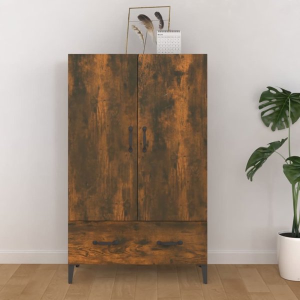 vidaXL ντουλάπι, καπνιστή δρυς, 70x31x115 εκ., υλικό ξύλου