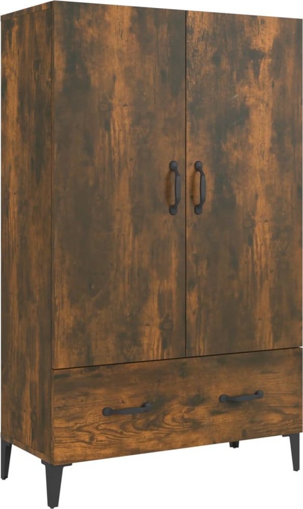 vidaXL ντουλάπι, καπνιστή δρυς, 70x31x115 εκ., υλικό ξύλου
