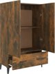 vidaXL ντουλάπι, καπνιστή δρυς, 70x31x115 εκ., υλικό ξύλου