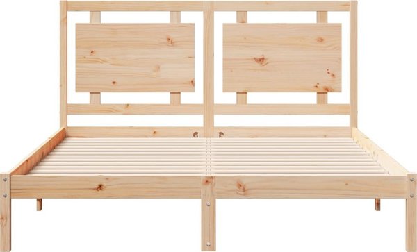 vidaXL Dilosero lozko, xwris strwma, 140x220 cm, lite drewno