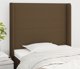vidaXL Ζαγλότερος uszak 103x16x118/128 cm, ύφασμα, σκούρο καφέ