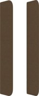 vidaXL Ζαγλότερος uszak 103x16x118/128 cm, ύφασμα, σκούρο καφέ