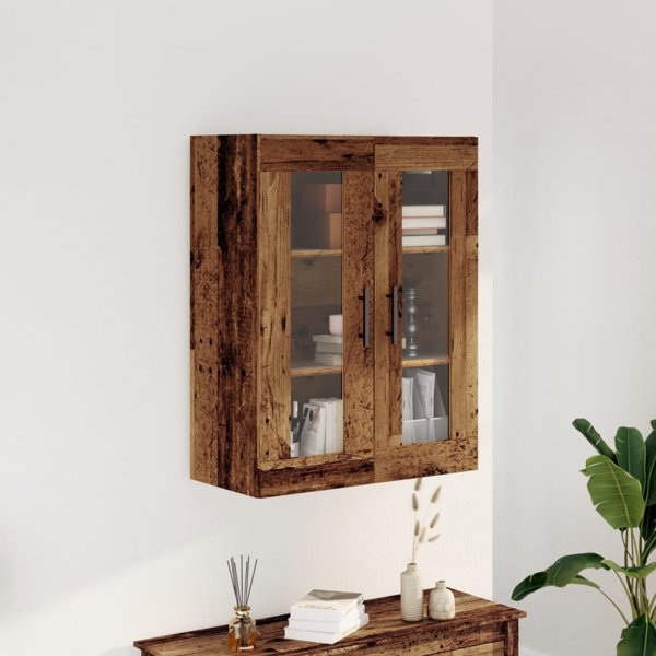 vidaXL Ντουλάπι παλαιού ξύλου, 69,5x34x90 εκ., ξυλώδες υλικό